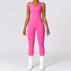 Tight Sports Back V Shape One-piece