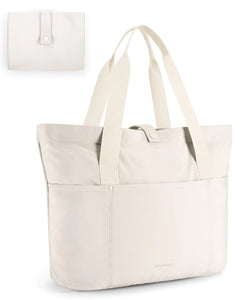 BAGSMART Tote Bag for Women - Beige