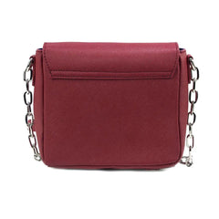 Tiny Leather Handbag -Cabernet