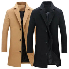 Men's Woolen Fashion Coat