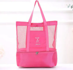 High Capacity Women Mesh Transparent Bag