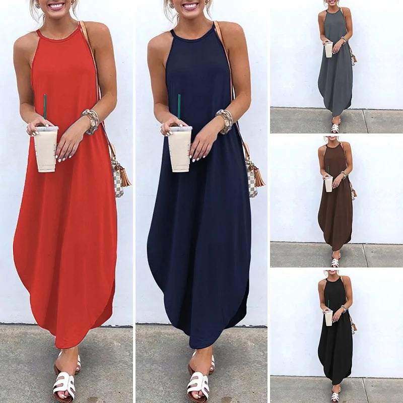 Sleeveless Long Dresses